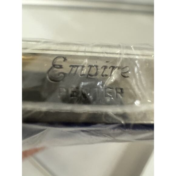 Vintage Empire Pewter Baby Picture Frame * Rare NEW In Package* Stork Nursery - Picture 4 of 15